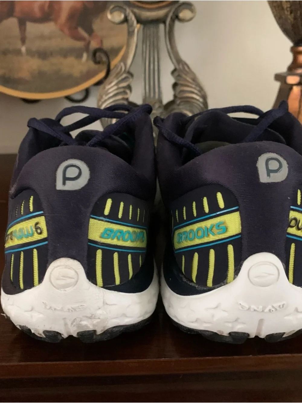 Brooks PureFlow 6 Women's Size 8.5  B (Medium) Road Running Shoes Teal Navy